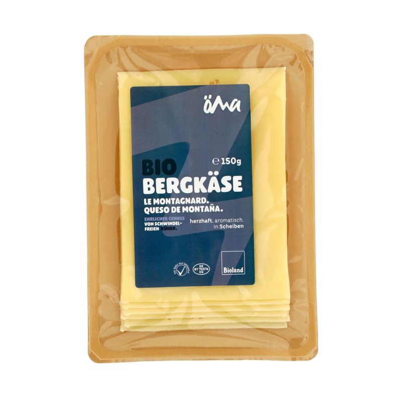 ÖMA ÖMA Bergkäse Scheiben, Bioland - SB - Produktbild