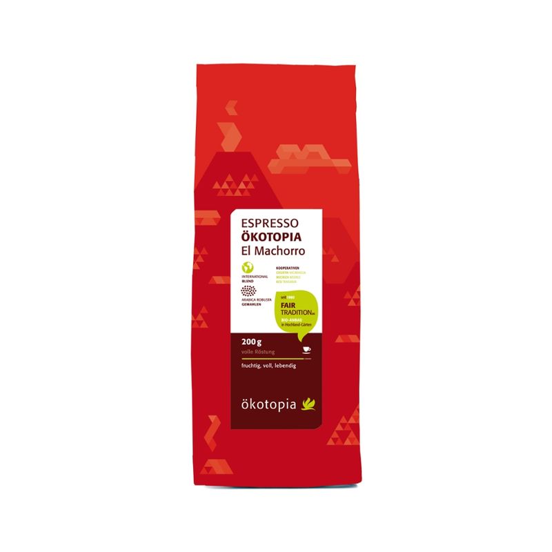 Ökotopia  Ökotopia Espresso kbA 200g gemahlen El Machorro SR - Produktbild