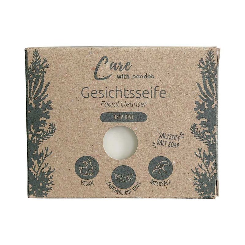 pandoo Salzseife Deep Dive 100g, 1 Stück - Produktbild