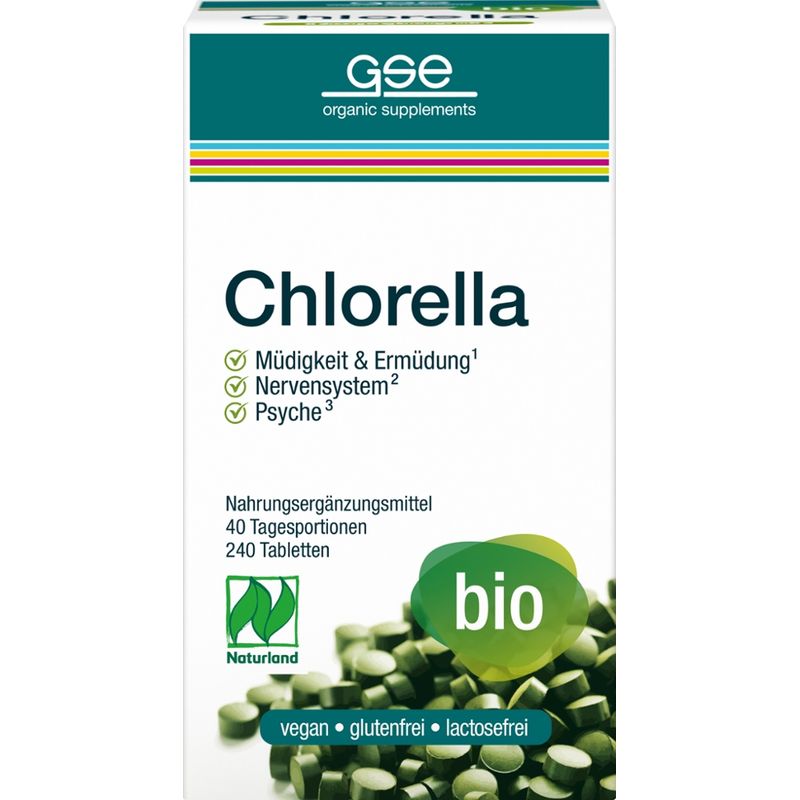 GSE  Chlorella (Bio), 240 Tabletten à 500 mg - Produktbild