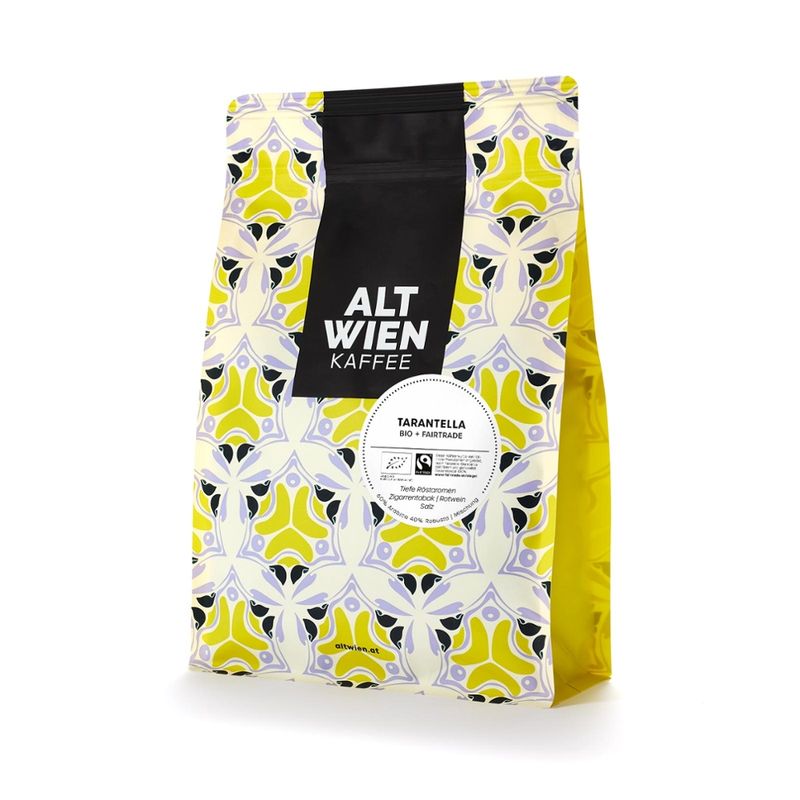 ALT WIEN KAFFEE Tarantella Blend BIO+Fairtrade 500g - Produktbild
