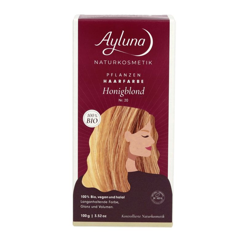 Ayluna Pflanzenhaarfarbe Nr. 20 Honigblond - Produktbild