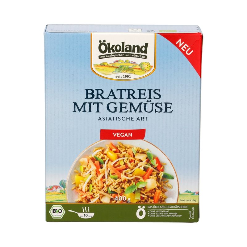 ÖKOLAND Bratreis mit Gemüse Asiatische Art - Produktbild