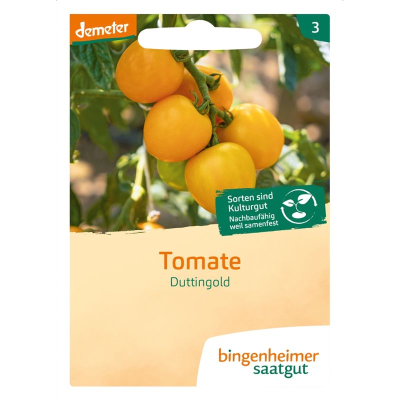 Bingenheimer Saatgut Duttingold - Tomate (Saatgut) - Produktbild