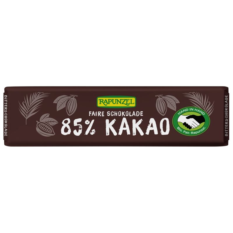 Rapunzel Bitterschokolade Täfelchen 85% HIH - Produktbild