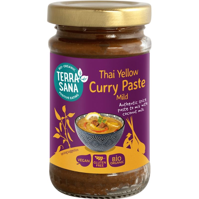 TerraSana Gelbe Thai Curry Paste - Produktbild