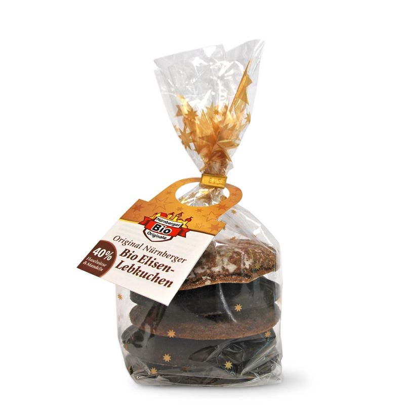 Nürnberger Bio Originale 5 Original Nürnberger Bio Elisen Lebkuchen, 3 fach sort. - Produktbild