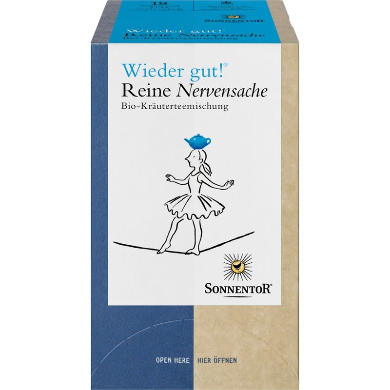 Sonnentor Reine Nervensache® Tee Wieder gut!®, Doppelkammerbeutel - Produktbild