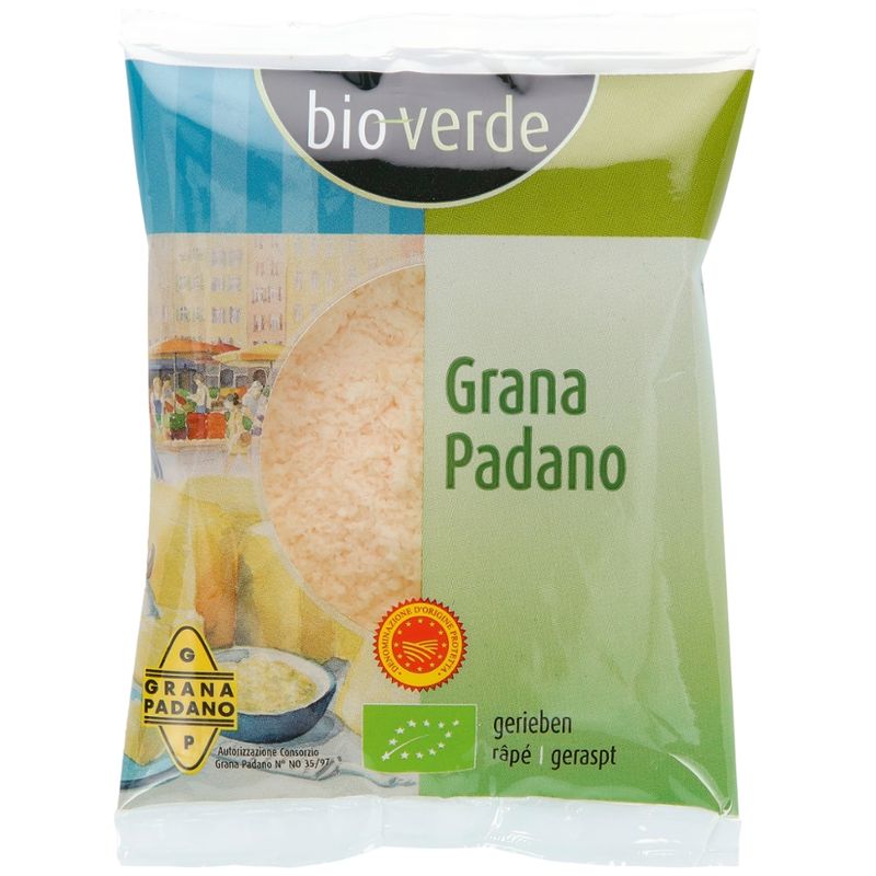 bio-verde Grana Padano gerieben 40 g - Produktbild