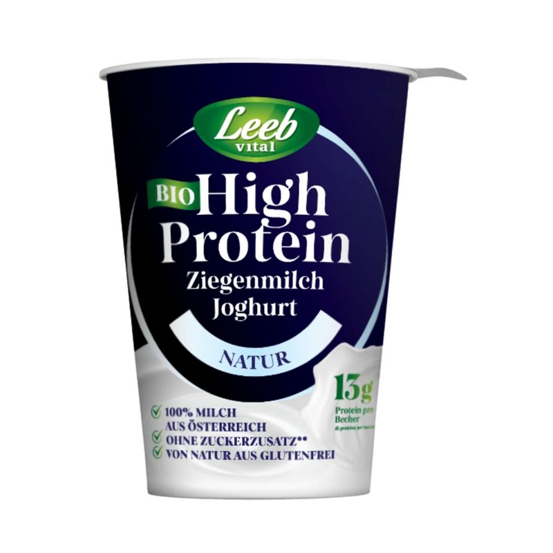 Leeb Vital Leeb Vital Joghurt Ziege High Protein Natur 180g BIO - Produktbild