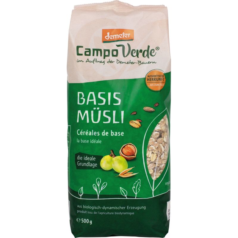 Campo Verde CV demeter Basismüsli 500g - Produktbild