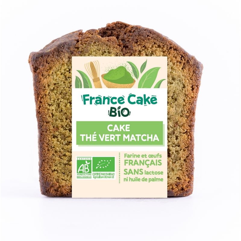 France Cake  Scheibe Matcha-Grüner-Tee-Kuchen - Produktbild