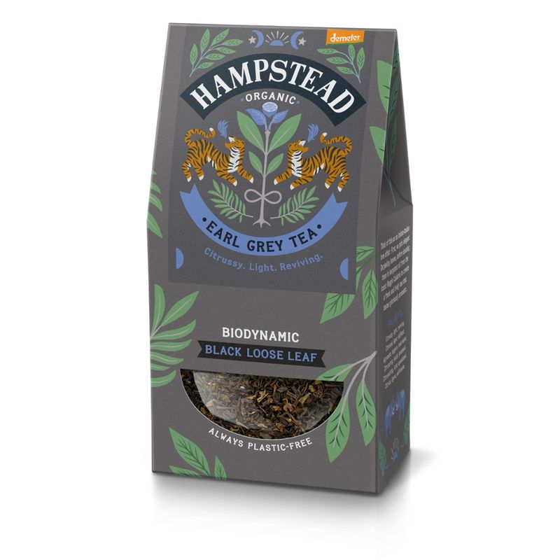 Hampstead Organic  Biodynamic Earl Grey Single estate Leaf tea - Produktbild