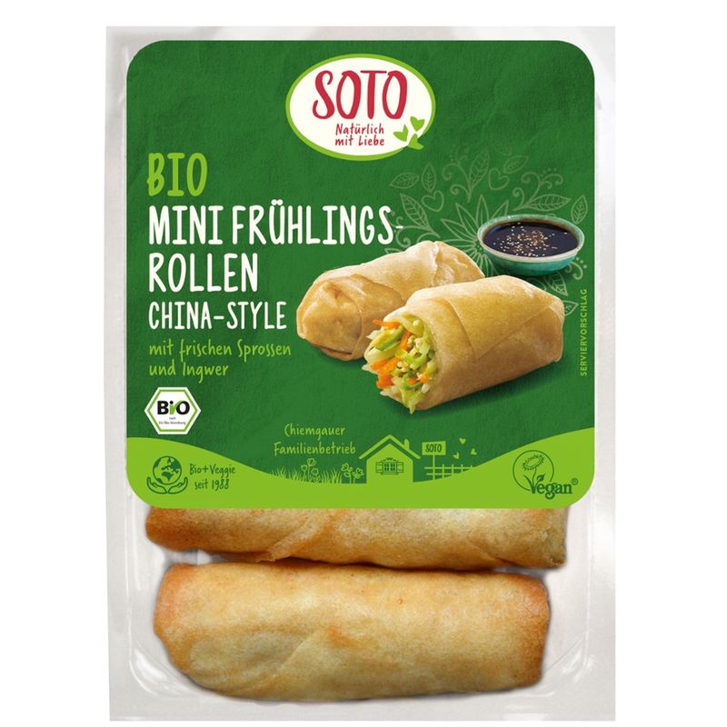 SOTO Bio Mini Frühlingsrollen China-Style - Produktbild