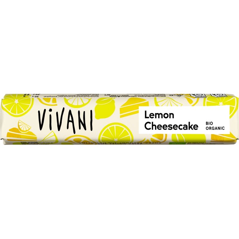 Vivani Lemon Cheesecake Schokoriegel - Produktbild