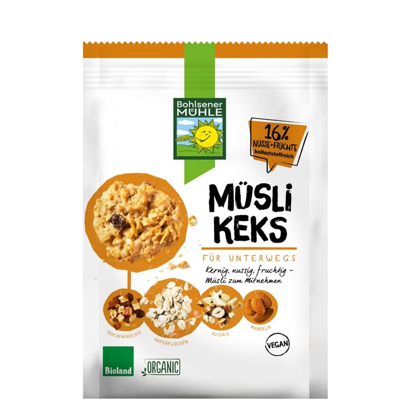 Bohlsener Mühle Müsli Keks für Unterwegs - Produktbild