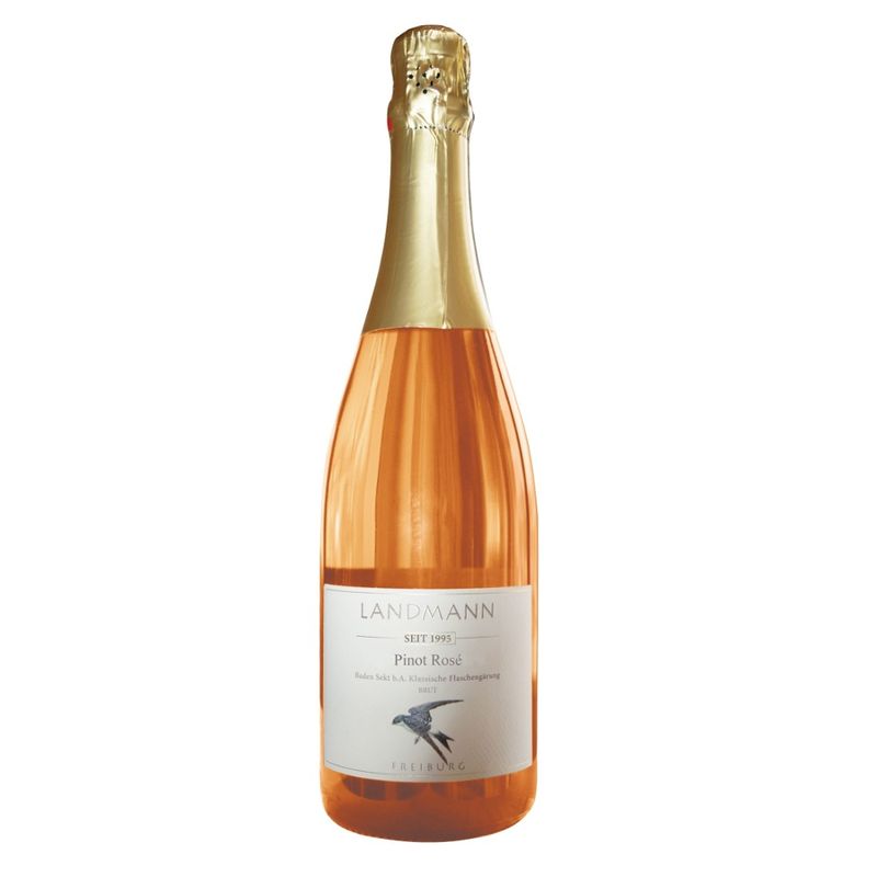 Weingut Landmann Baden Sekt b.A. Traditionelle Flaschngärung  Rosé brut - Produktbild