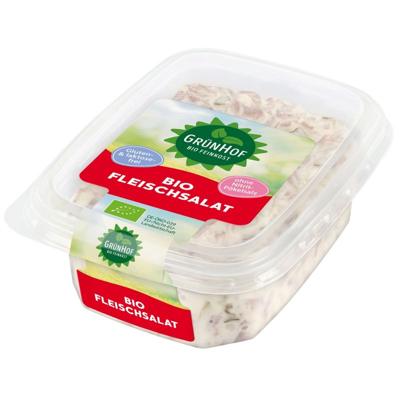 Grünhof Bio-Fleischsalat (ohne Nitritpökelsalz) 150g - Produktbild