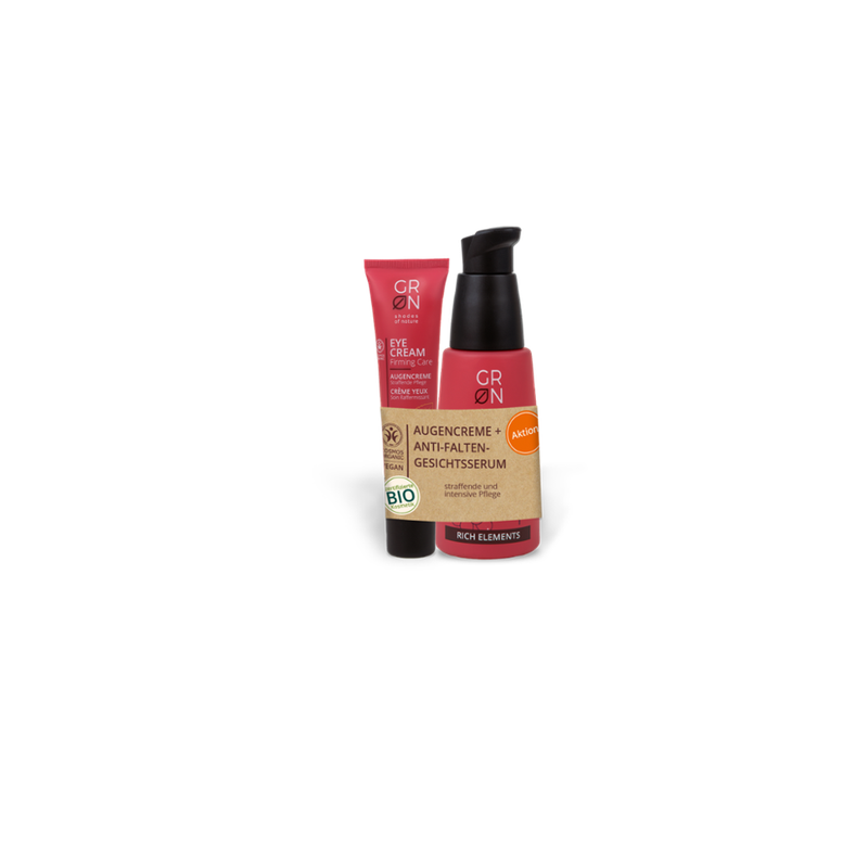 GRN GRN [GRÜN] On-Pack Anti-Falten Gesichtsserum Intensive Pflege + gratis Augencreme Straffende Pflege - Produktbild