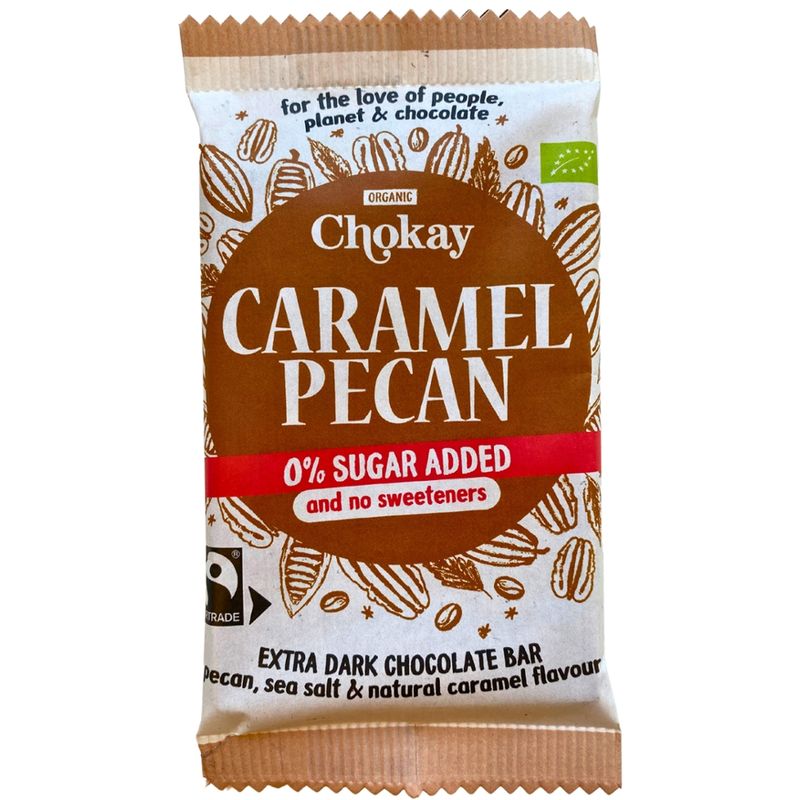 Chokay BV Chokay Bar Caramel Pecan Sea Salt, 70g - Produktbild