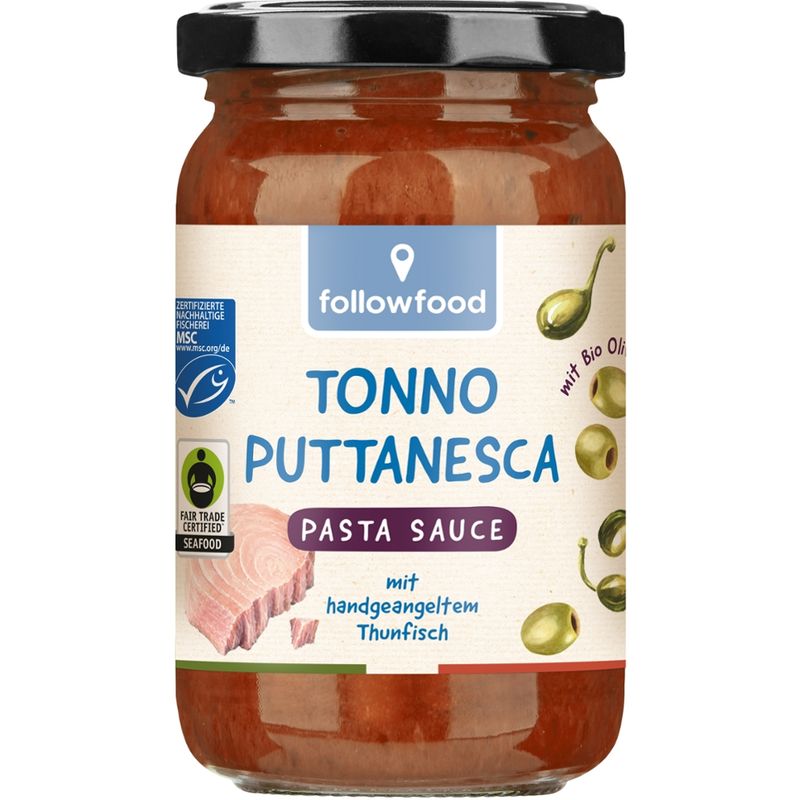 followfood MSC Pasta-Sauce Tonno Putanesca - Produktbild
