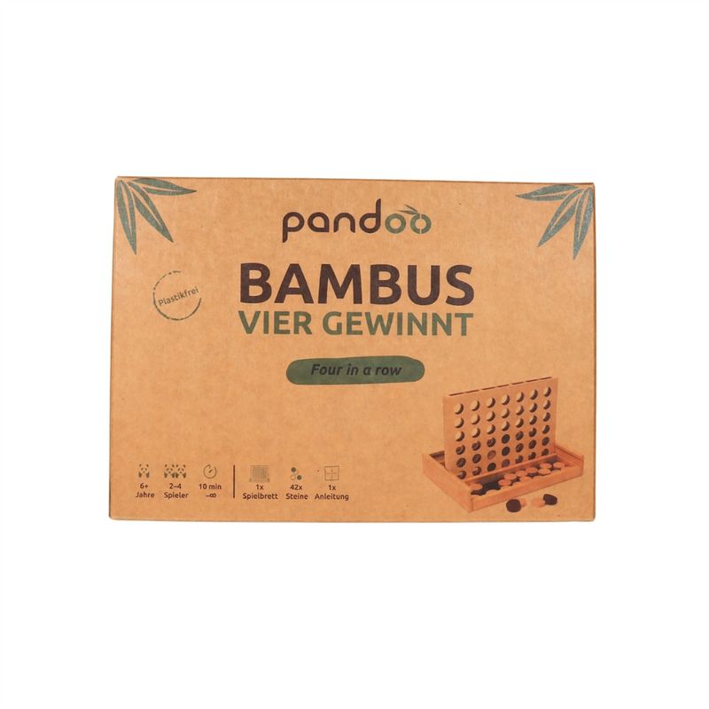 pandoo Das pandoo Bambus-Spiel macht aus langweiligen Fahrten, geselligen Sonntagabenden oder einfach zwischendurch ein Freudenfest und das für 2 Personen - Produktbild
