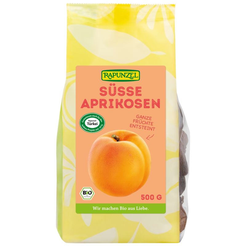 Rapunzel Aprikosen süß, ganz, entsteint, Projekt - Produktbild