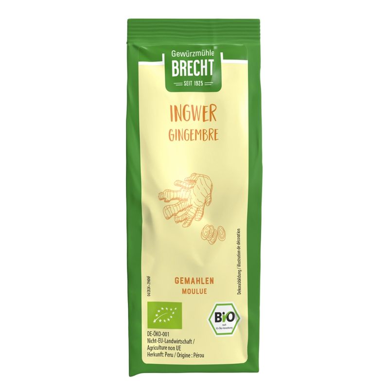 Gewürzmühle Brecht Ingwer gemahlen bio - NFB - Produktbild