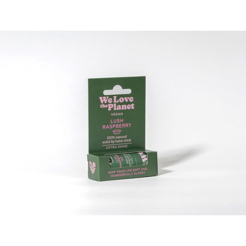 We Love The Planet We Love The Planet - 100% Natürlicher Lipbalm - Lush Raspberry (vegan) - Papertube im Blister - Produktbild