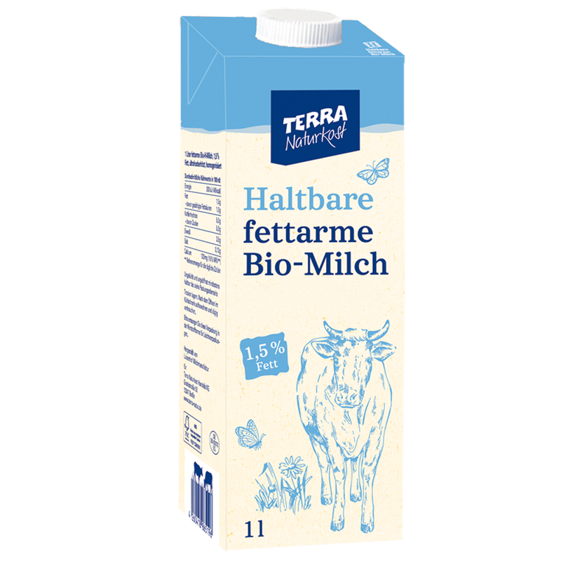 Terra Naturkost Handels KG fettarme H-Milch 1,5% - Produktbild