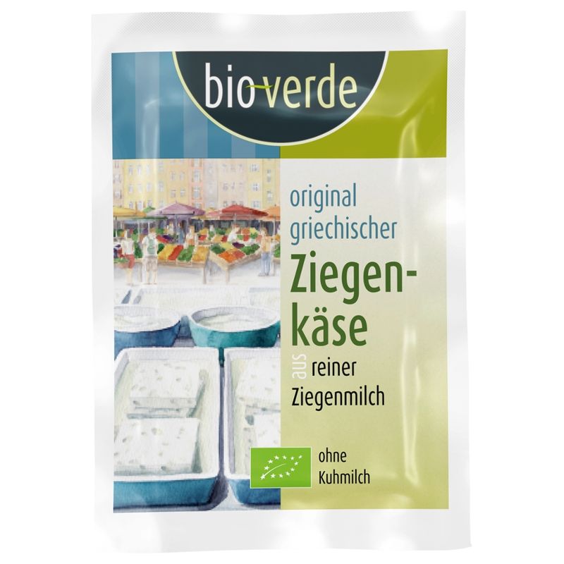 bio-verde Original griechischer Ziegenkäse vakuumverpackt 150 g - Produktbild