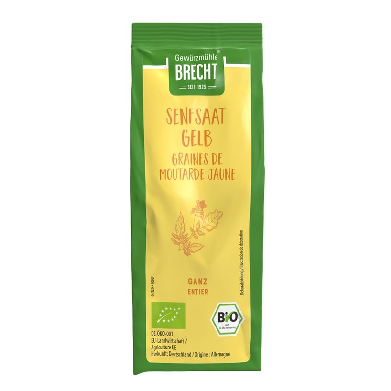 Gewürzmühle Brecht Senfsaat gelb ganz bio - NFB - Produktbild