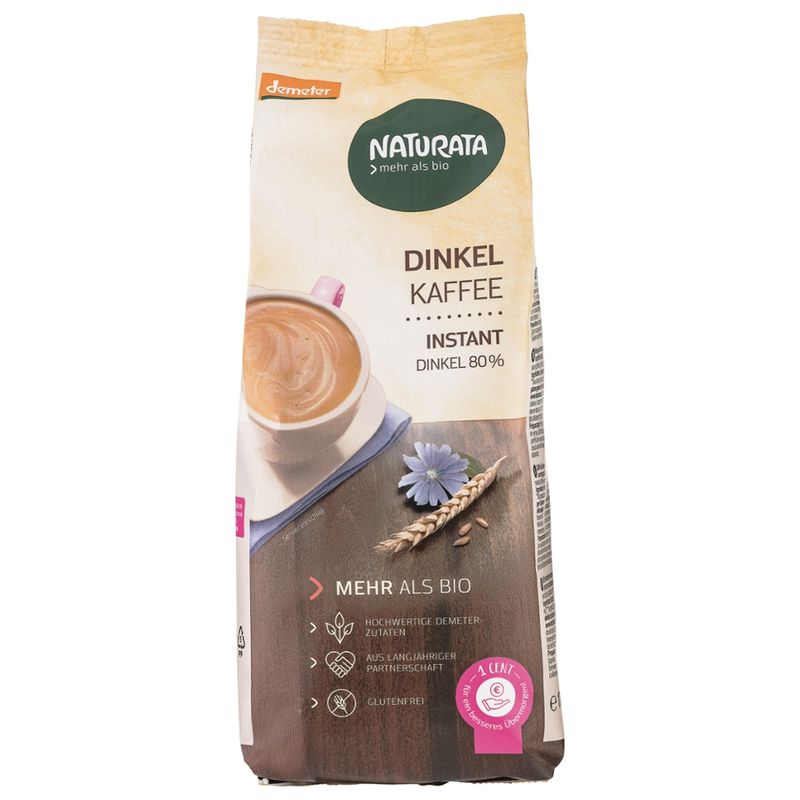 NATURATA Dinkelkaffee, instant, Nachfüllbeutel - Produktbild