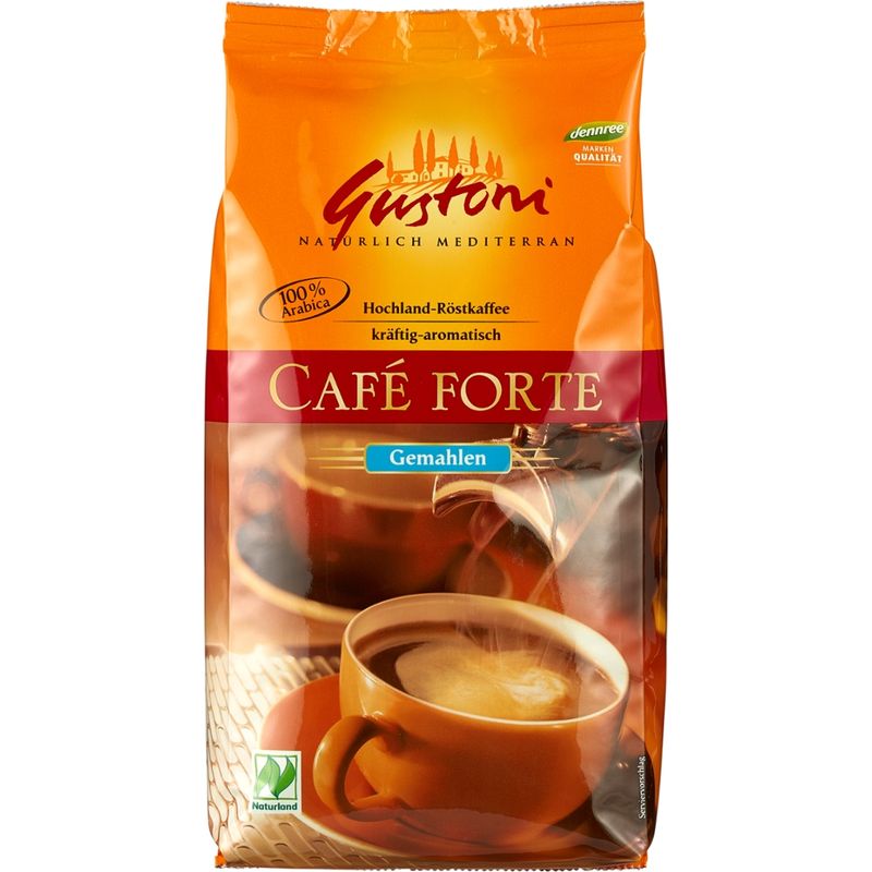 Gustoni Café forte, gemahlen, kräftig-aromatisch - Produktbild