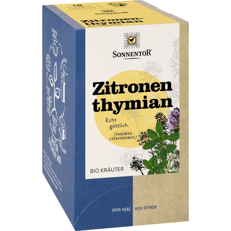 Sonnentor Zitronenthymian, Doppelkammerbeutel - Produktbild