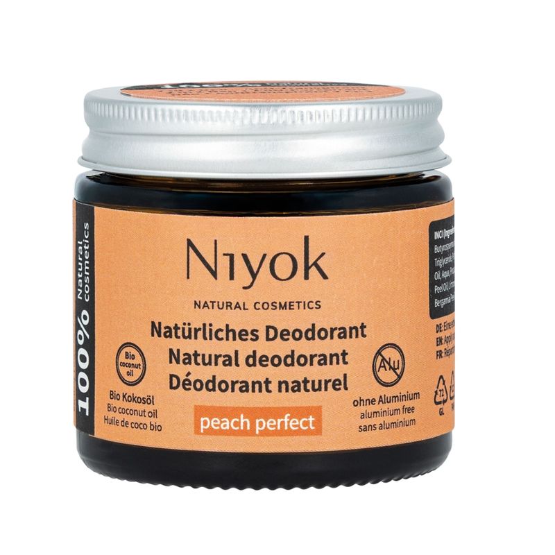 Niyok NIYOK - Crème Déodorante Anti-Transpirante 2 en 1 : Peach Perfect - Produktbild