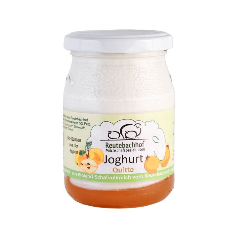 Reutebachhof Bio-Schafmilch-Joghurt auf Frucht, Quitte - Produktbild