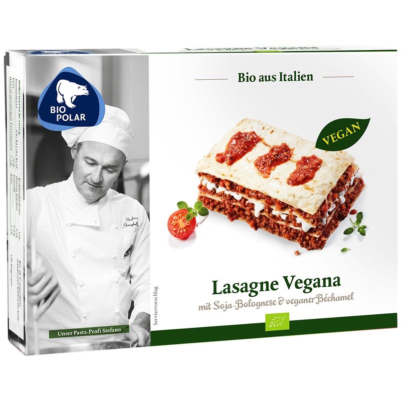 Biopolar Bio Lasagne Vegana, 400 g - Produktbild