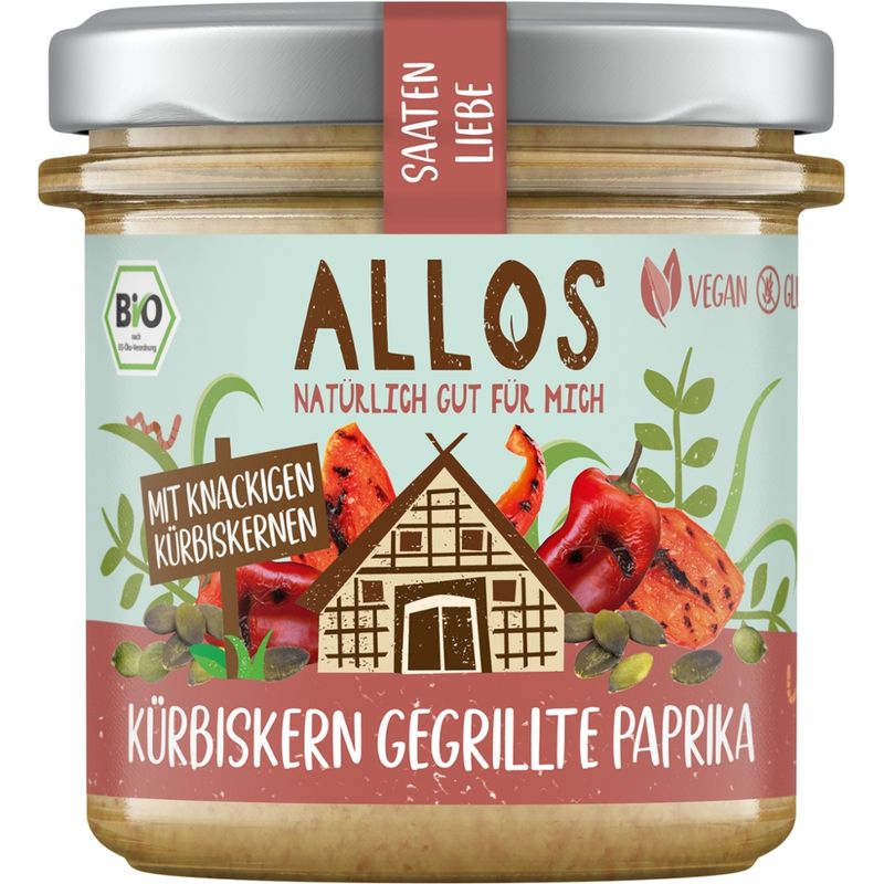 Allos Saatenliebe Kuerbiskern gegrillte Paprika - Produktbild