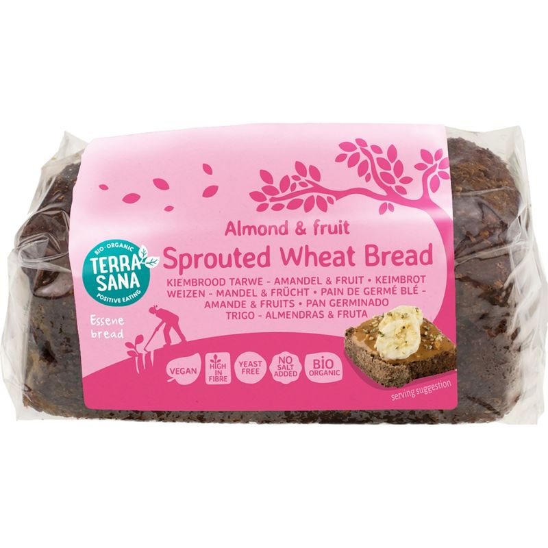 TerraSana Keimbrot Weizen mit Mandeln & Früchten - Produktbild
