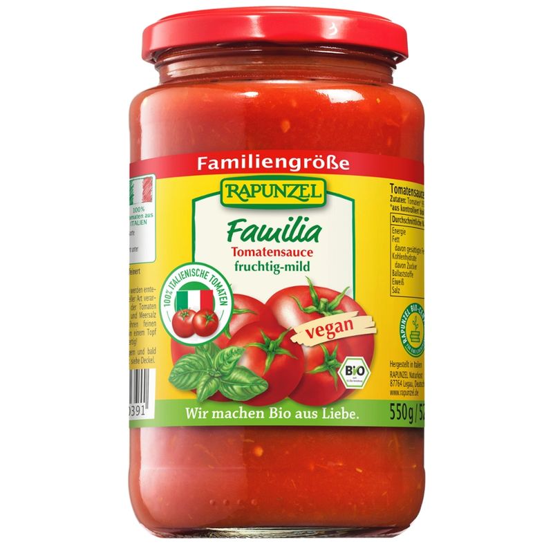 Rapunzel Tomatensauce Familia - Produktbild