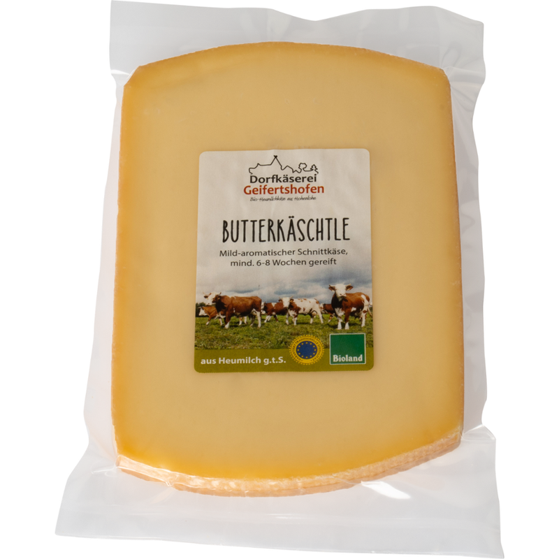 Dorfkäserei Geifertshofen Geifertshofener Butterkäschtle 140g - Produktbild