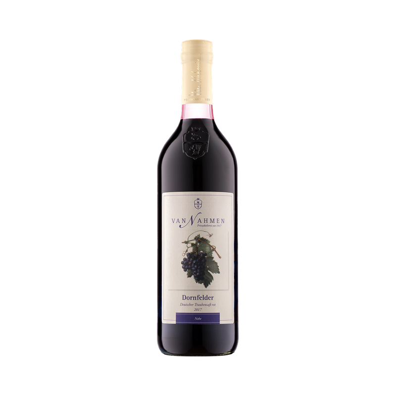 van Nahmen DORNFELDER Traubensaft rot BIO 0,75 EW - Produktbild