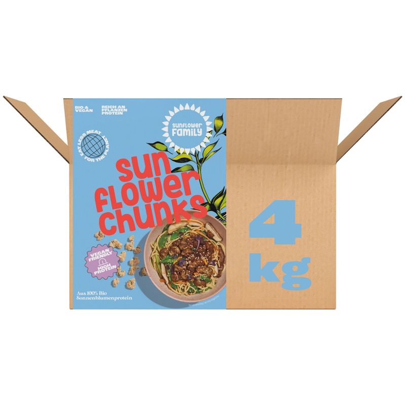 SunflowerFamily sunflowerCHUNKS, bio, Gastropackung - Produktbild