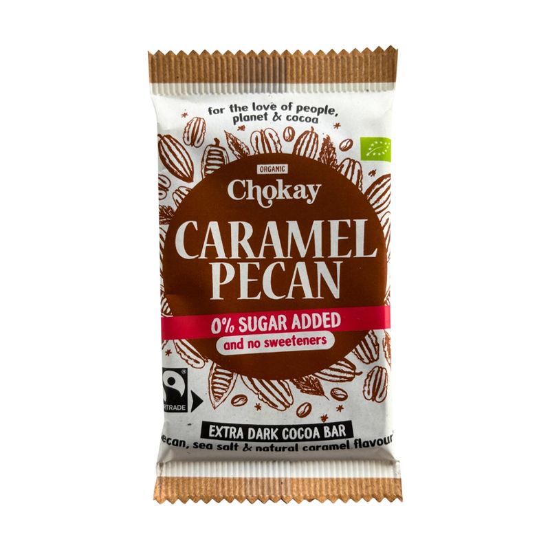 Chokay BV Chokay Bar Caramel Pecan Sea Salt, 70g - Produktbild