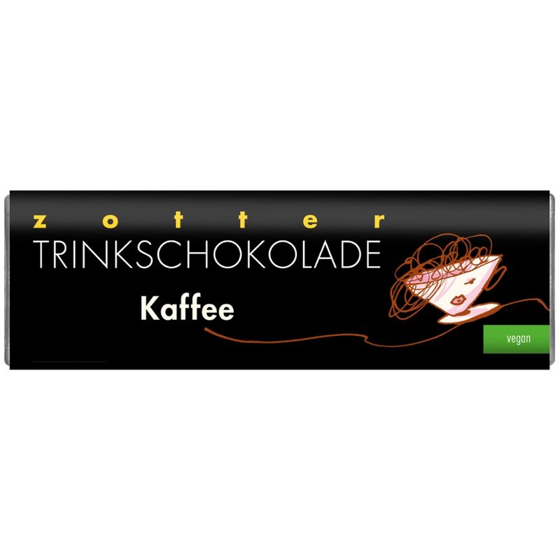 Zotter Schokolade Trinkschokolade Kaffee - Produktbild