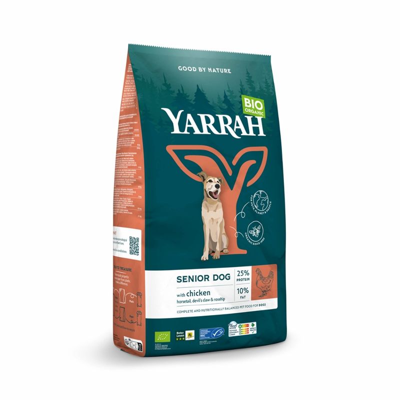 Yarrah Organic Petfood Yarrah Bio Hund Trockenfutter Senior Huhn - Produktbild