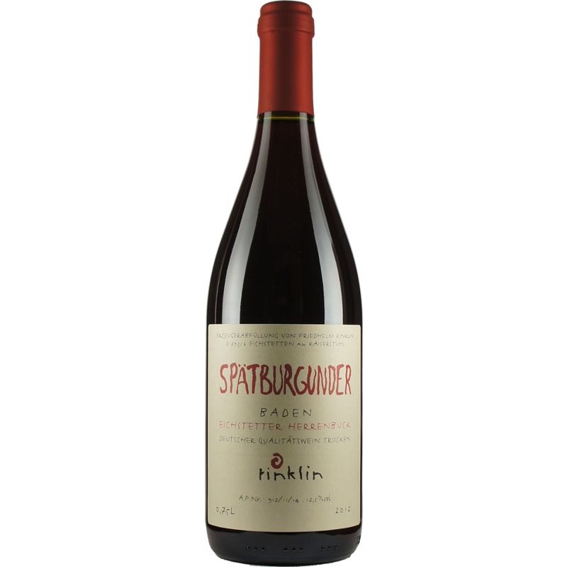 Bioland-Weingut Rinklin 2023 Eichstetter Herrenbuck, Spätburgunder Rotwein, Qualitätswein, trocken - Produktbild
