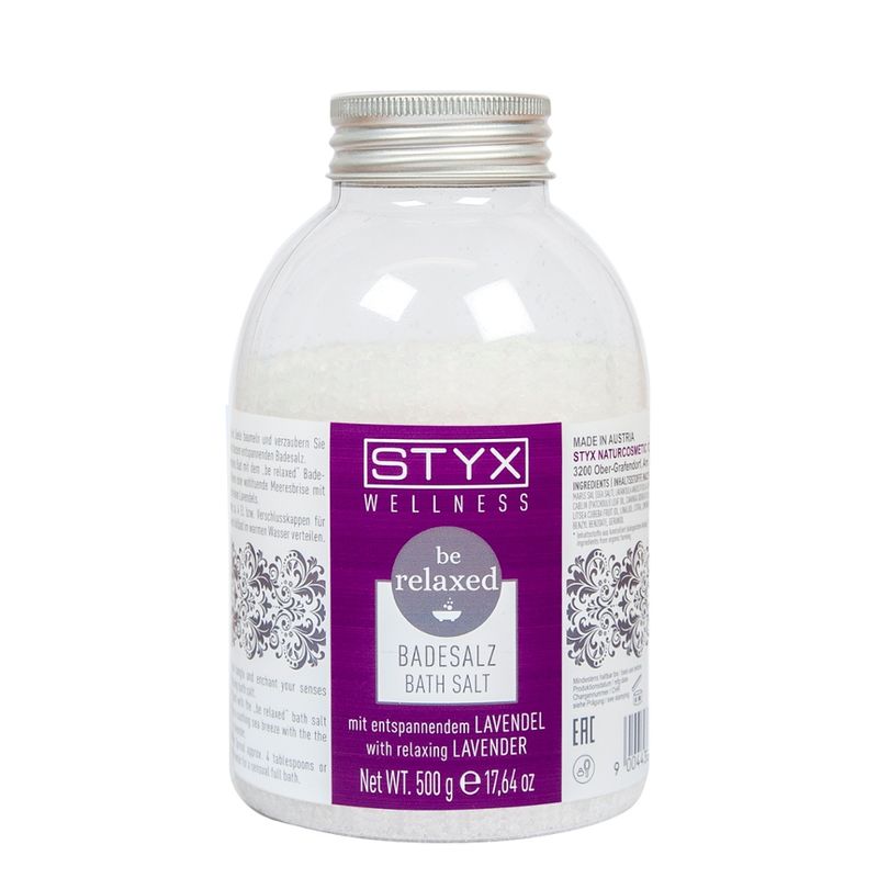Styx Naturcosmetic be relaxed Badesalz mit Lavendel 500g Cosmos nat. - Produktbild