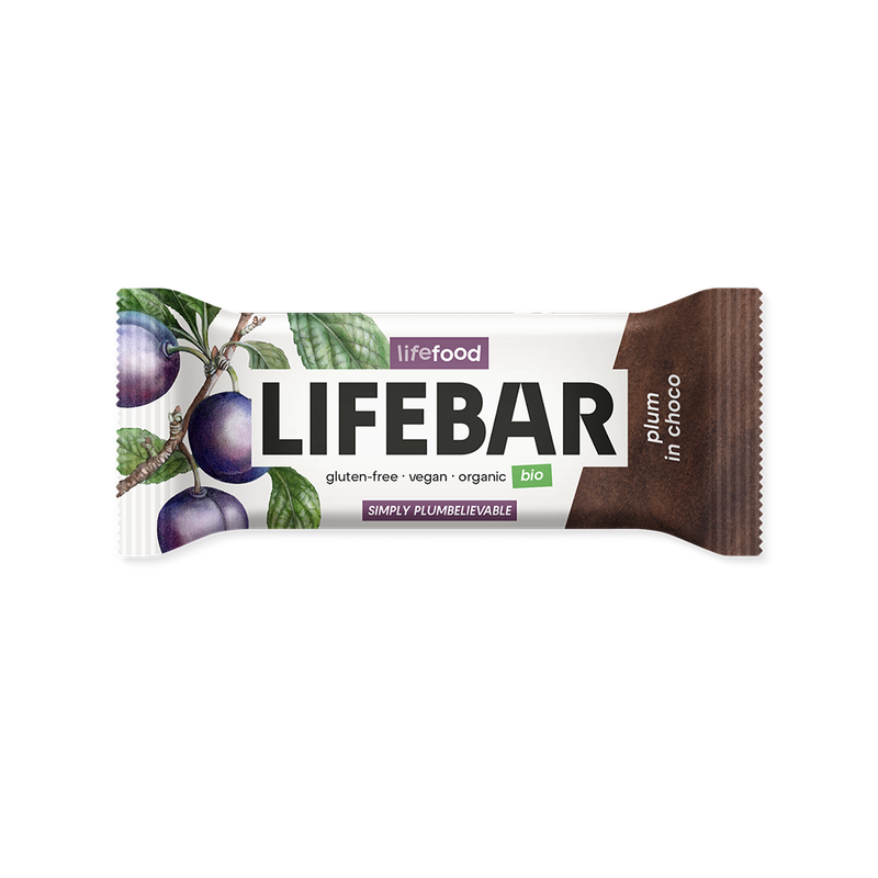 Lifefood  lifefood Lifebar InChoco Pflaume Roh Bio - Produktbild